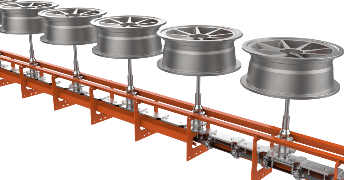 Floor chain conveyor